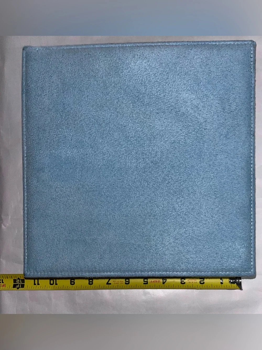 Light Blue Jewelry Organizer Box with Removable Tray and key by Guanya